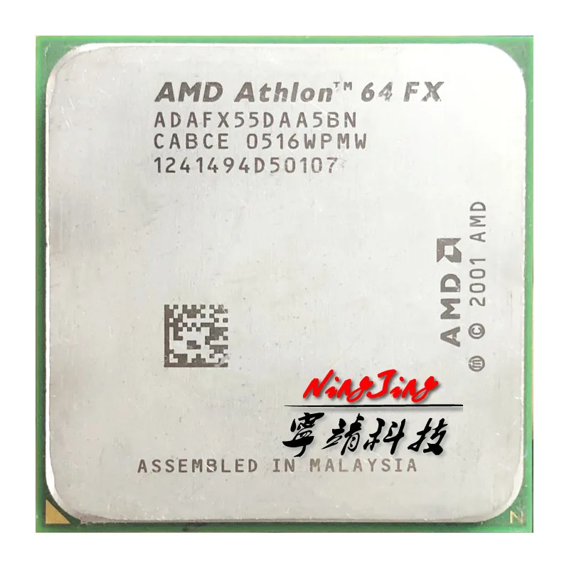 AMD Athlon 64 FX-55 FX55 2,6 ГГц одноядерный процессор ADAFX55DEI5AS Socket 939