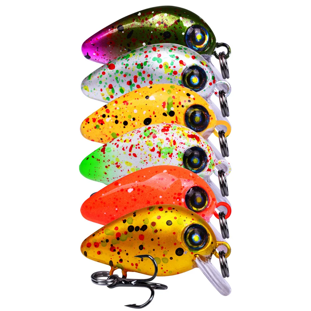 Классическая искусственная пластиковая приманка симуляции наживки для ловли тунца с 6 цветами, 3 см и крупной фальшивой головой на привязке.
