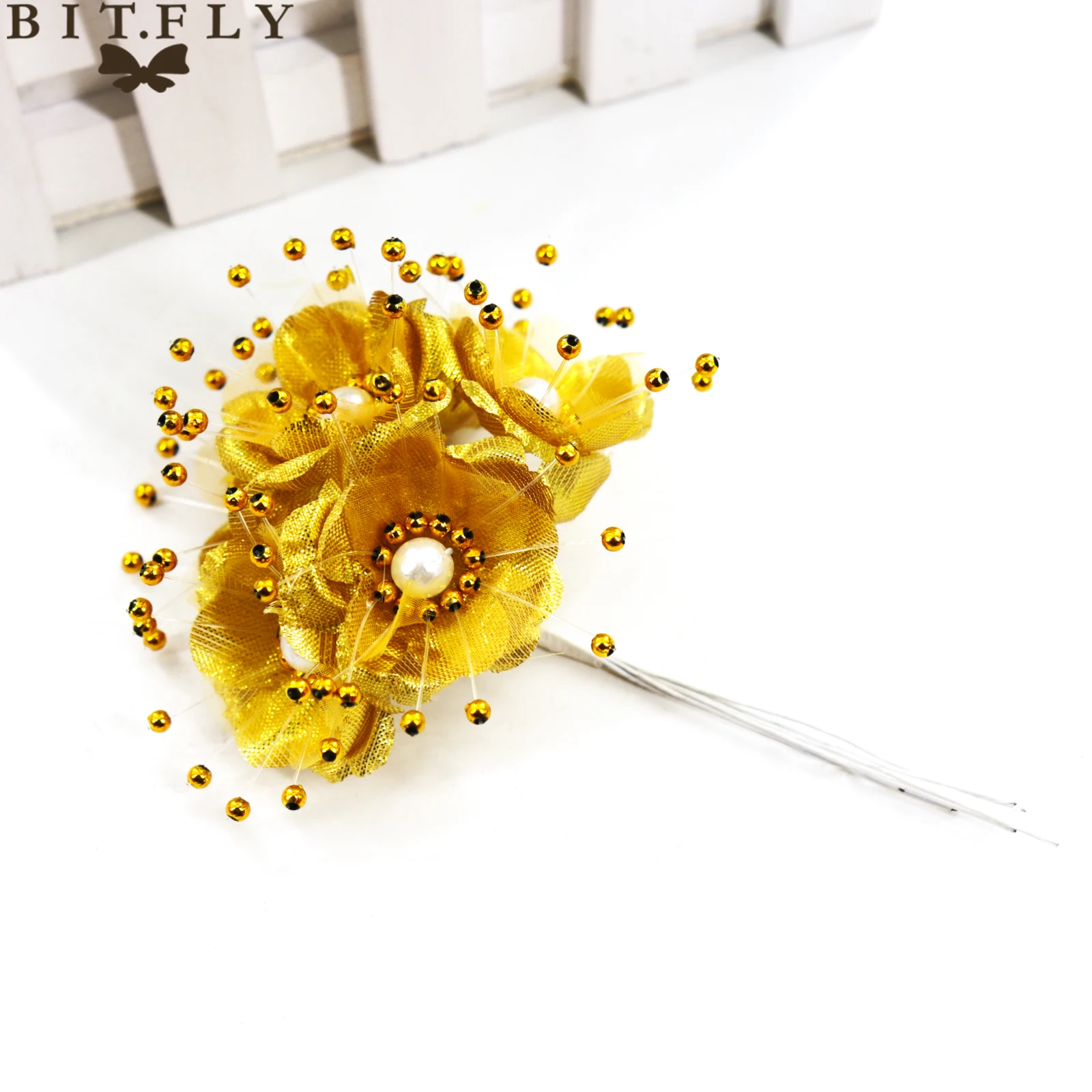 BIT. FLY 1 шт. искусственный жемчуг бусины вишневые цветы Девушки пользу аксессуары
