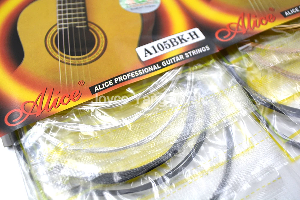 10 Sets of Alice A105/A107BK-H Black Nylon Strings Classical Guitar 1st-6th Free Shipping Wholesales | Спорт и развлечения