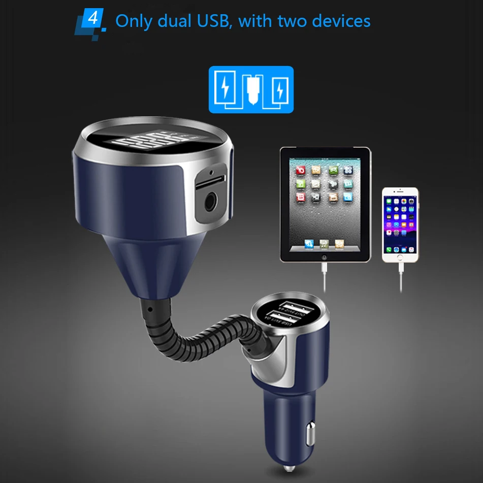 BC18 автомобильное MP3 12V зарядное устройство средство запуска Bluetooth | Электроника