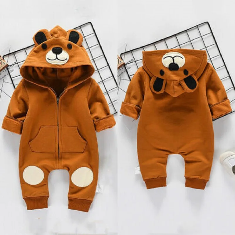 Pudcoco новый милый медведь Новорожденный ребенок мальчик девочка с