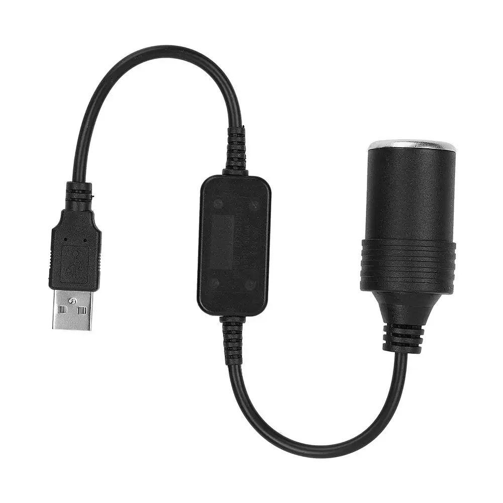 Автомобильный usb прикуриватель с 5 В на 12 USB конвертер адаптер штырь гнездо