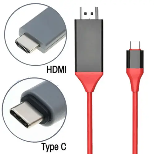 USB C Type к HDMI 4K кабель HDTV TV Цифровой AV адаптер для Android Samsung LG|Кабели HDMI| |