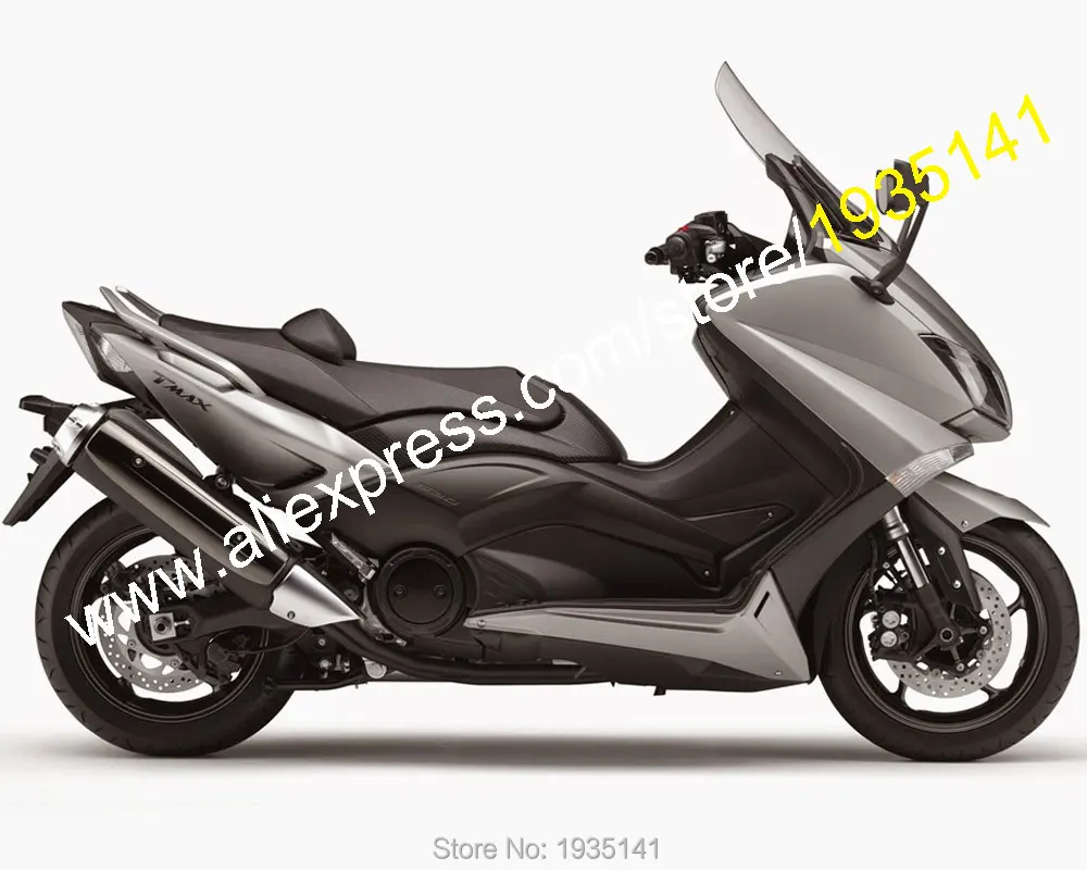 

Для Yamaha TMAX530 2015 2016 T-MAX 530 15 16 TMAX 530 матовая звуковая серая послепродажная обтекатель комплект (литьё под давлением)