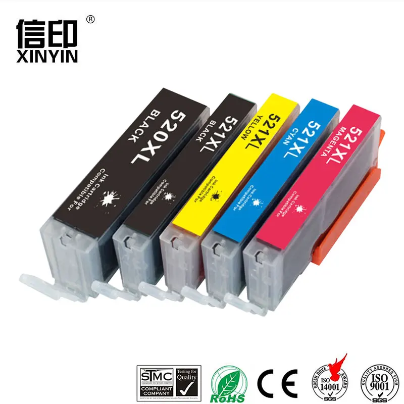 Картридж для Canon Pixma MP540 MP550 MP560 MP620 MP630 MP640 MP980 MP990 MX860 MX870 IP3600 pgi 520|Чернильные