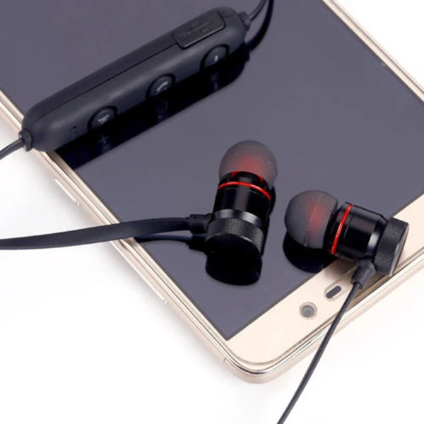 Магнитные беспроводные Bluetooth наушники 2 4 ГГц спортивные гарнитура для iPhone Samsung