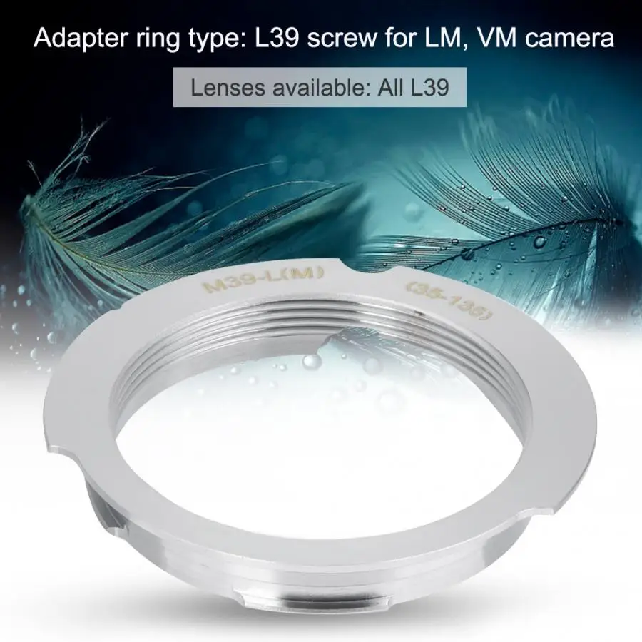L(M39) LM 35 135 мм переходное кольцо для объектива Leica M39 LSM LTM объектив VM ZM Techart EA7 сплав
