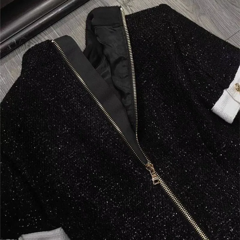 TWOTWINSTYLE женские платья для женщин Стенд воротник короткий рукав хит цвет