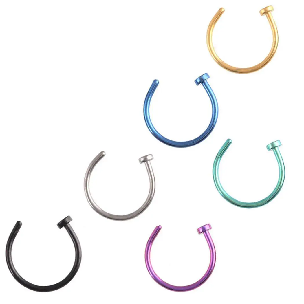 Открытые Кольца шпильки 8 мм модные уличные кольца C повседневные ювелирные