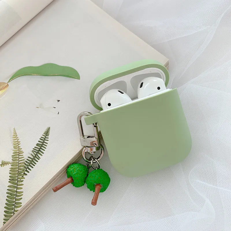 Супер милый молочный чай зеленый корейский кулон Мягкий силиконовый Bluetooth