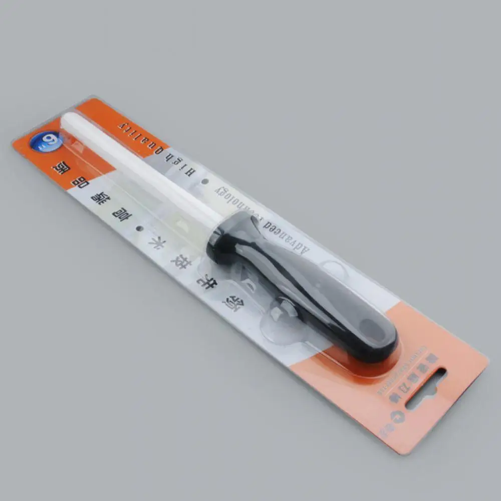 1 Pcs Ceramic(zirconia) Rod Knife Sharpener With ABS Handle Sharpening For Chefs Steel Knives Kitchen Assistant Helper | Дом и сад