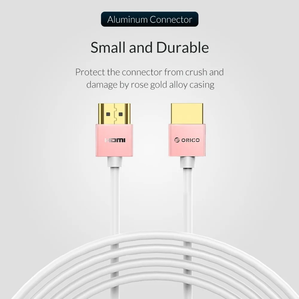 Кабель ORICO HDMI 2 0 позолоченный видеокабель HDMI-HDMI Папа-папа для телевизора ноутбука