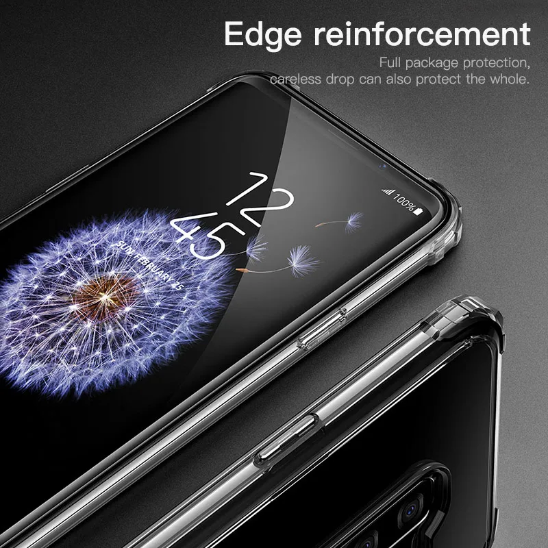 Защита подушка безопасности чехол для телефона Samsung Galaxy S9 S8 Plus S7 Edge Note 8 9