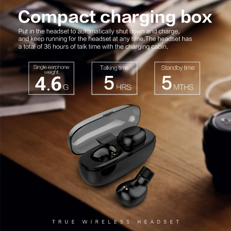 OKSJ DR3 Bluetooth 5 0 наушники TWS Беспроводная гарнитура Blutooth Handsfree спортивные игровая