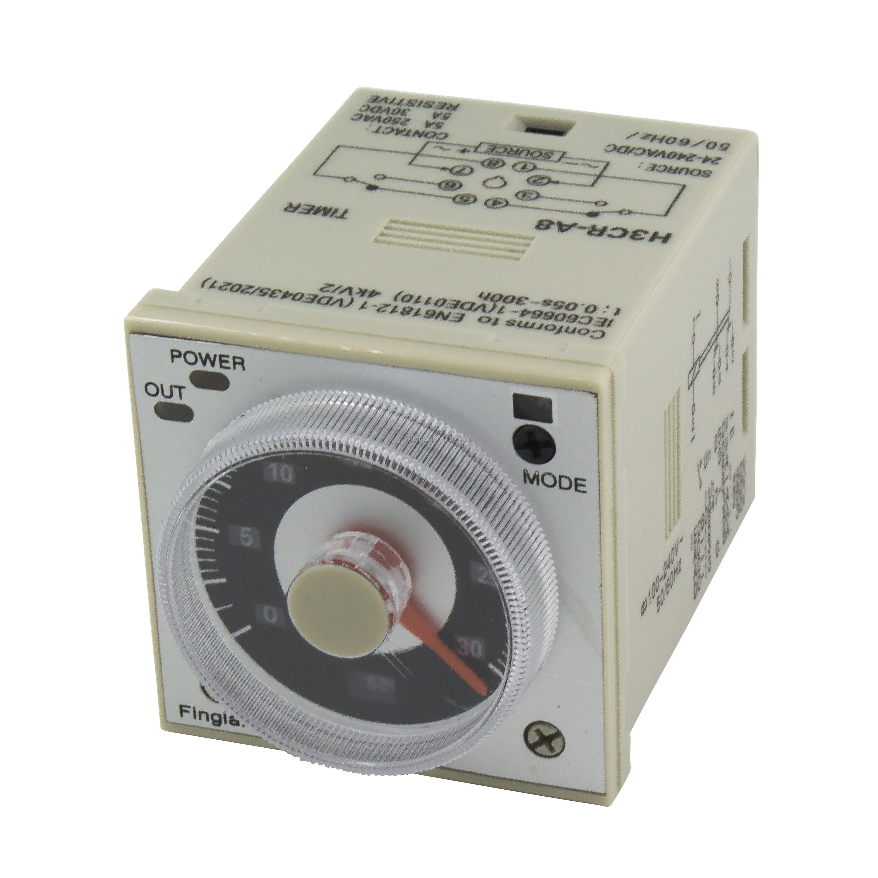 H3CR A8 8 контактное реле времени серия таймер задержки AC/DC 24 240V AC 100 240V|relay wire|relay ssrrelay