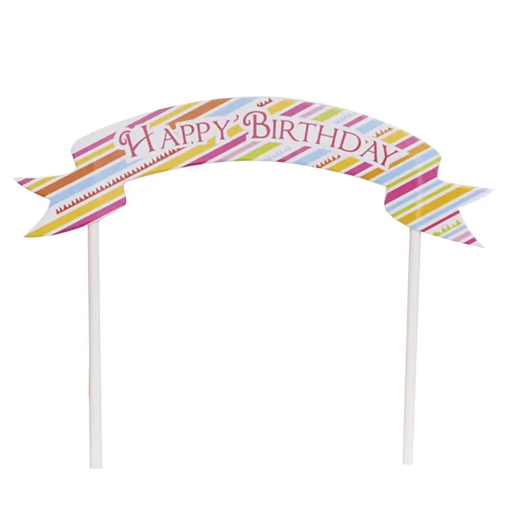 Счастливое украшение для именинного торта мульти дети комплект Дети День