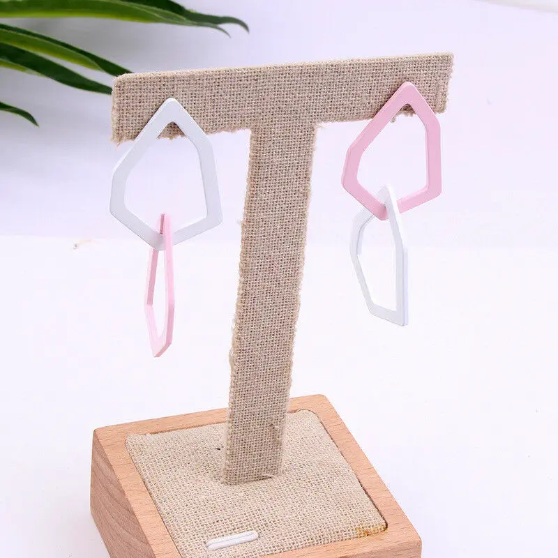 Women Geometry Alloy Acetic Acid Board Earring Drop Dangle Eardrop Statement Wedding Birthday Gift Earrings Jewelry | Украшения и