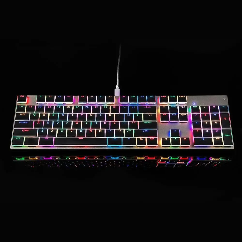 Motospeed CK94 NKRO Супер тонкая механическая клавиатура USB Проводная RGB подсветка