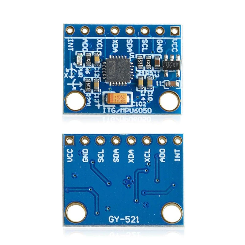 10x для Arduino GY 521 MPU 6050 модуль 3 оси аналоговый гироскоп датчики акселерометр