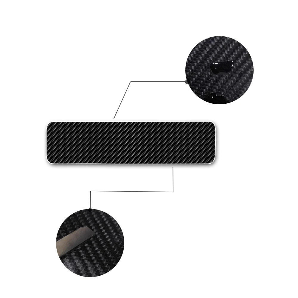 

Door Threshold Guard For Honda Gienia 4D Carbon Fiber Vinyl Sticker Car Door Sill Scuff Plate Protector Car Accessories 4Pcs