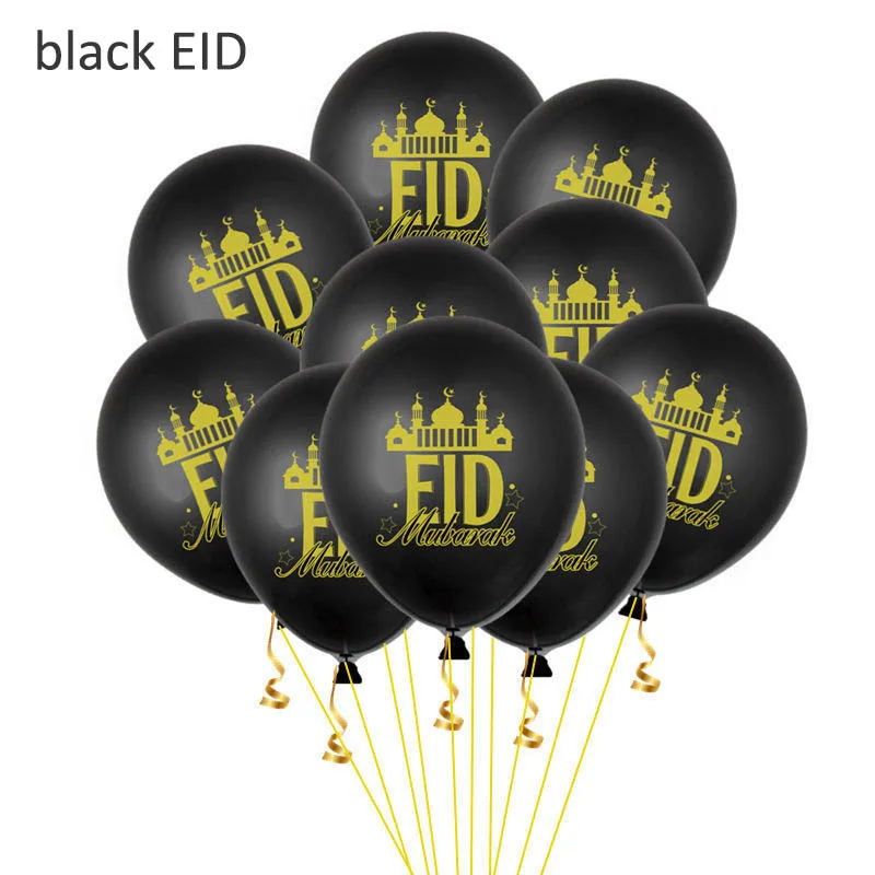 Исламский новогодний декор шар Happy Eid латексный 10 шт. товары для Рамадана 12 дюймов
