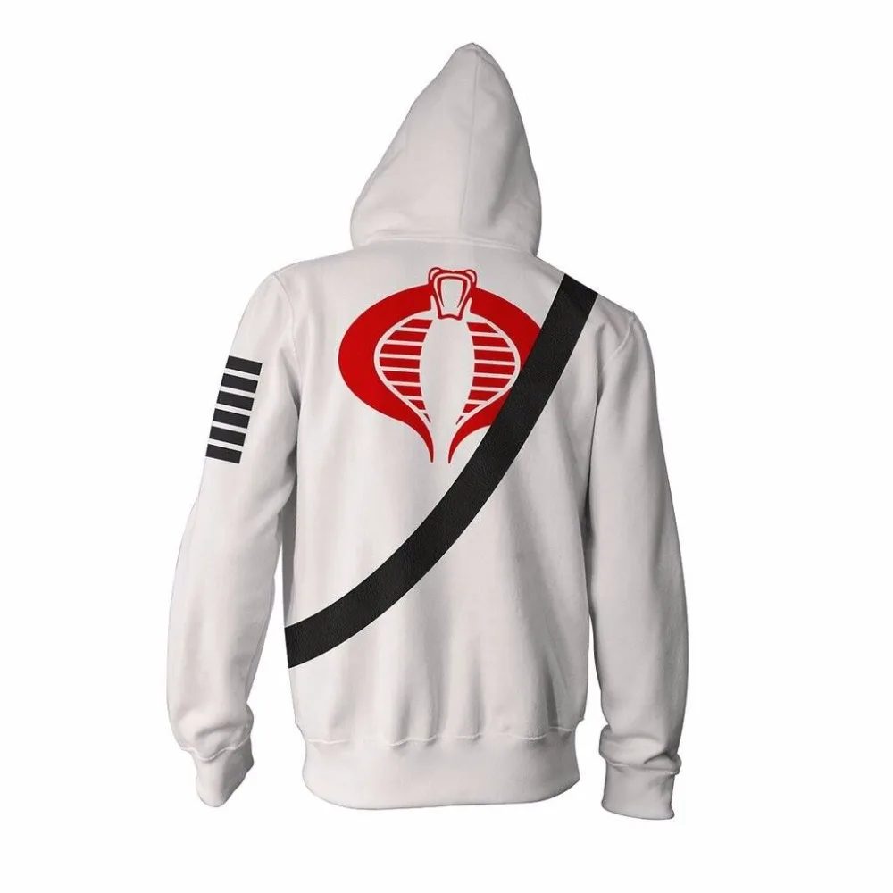 BIANYILONG толстовки с капюшоном пальто костюм легиона одежда Storm Shadow GI Joe на молнии 3D
