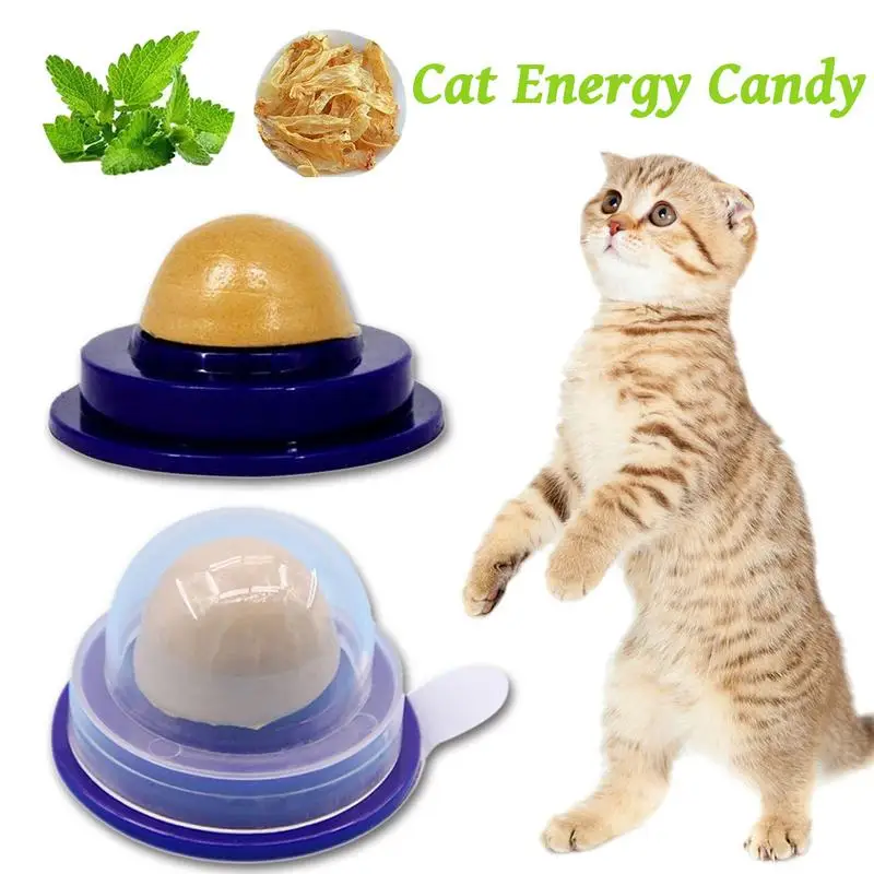Здоровые кошачьи закуски Catnip закругленная игрушка кошка питание Твердые энергии