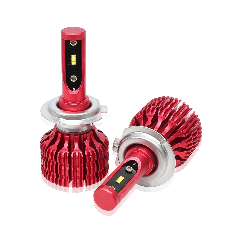 Dyoung X9Red 2 шт. новые светодиодные фары 6500 к Автомобильный свет Стайлинг h4