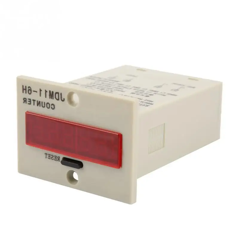 JDM11 6H 6 цифр Дисплей электронный счетчик AC220V / DC36V DC 24V 12V Высокое качество|Счетчики|