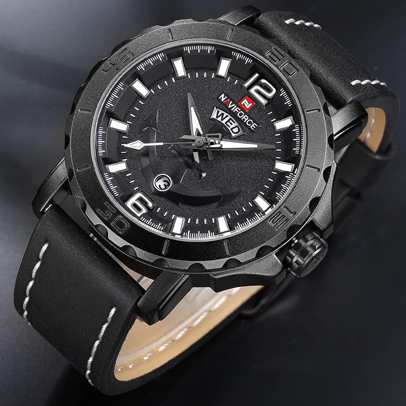 Часы наручные NAVIFORCE мужские креативные Роскошные спортивные модные