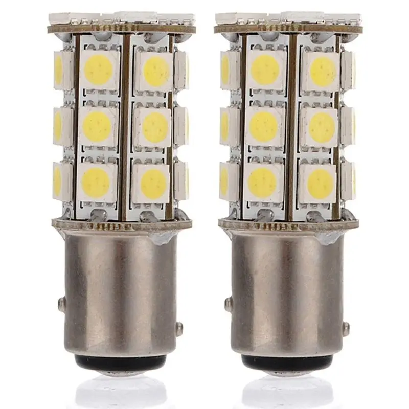 2 шт. 27 5050 SMD автомобиля работающего на постоянном токе 12 В в светодиодный