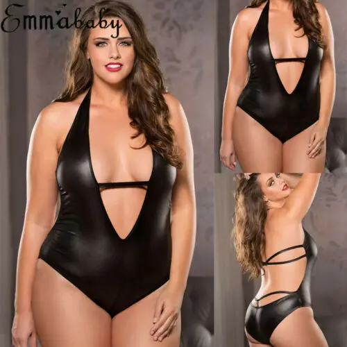 Женское черное сексуальное нижнее белье большого размера S-XXL | Тематическая