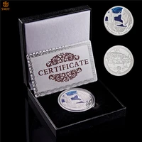 usa brazil rio coordinates christian jesus god silver commemorative coin wblack luxury protection box