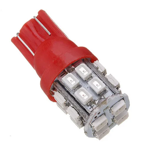 2 x T10 3528 192 194 168 501 ультра Красный 20 SMD LED клиновидная боковая интерьерная
