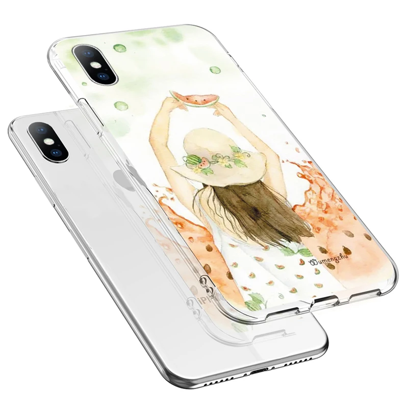 Lovebay Телефон чехол для iPhone 6 6s 7 8 Plus X XR XS Макс 5 5S SE модные Летнее платье с героями