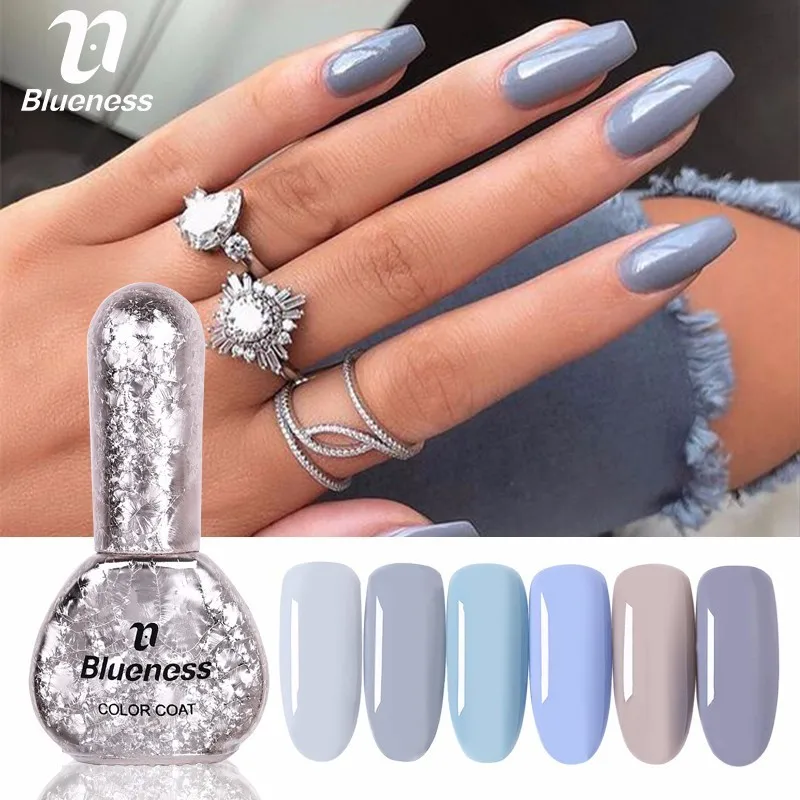 Blueness 1 бутылка серая серия Гель лак UV Vernis Полупостоянный Праймер 6 мл УФ удаляемый