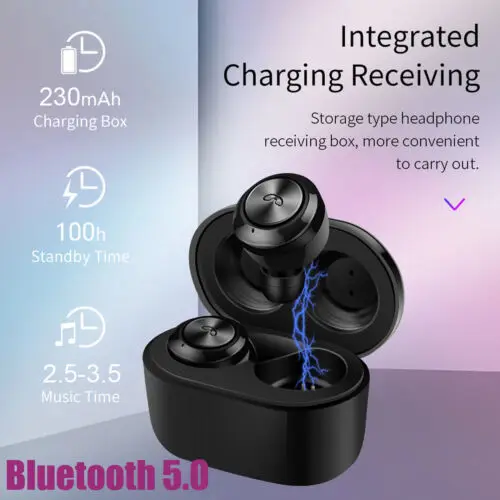 Новые Bluetooth 5 0 TWS мини стерео наушники беспроводные в ухо гарнитуры