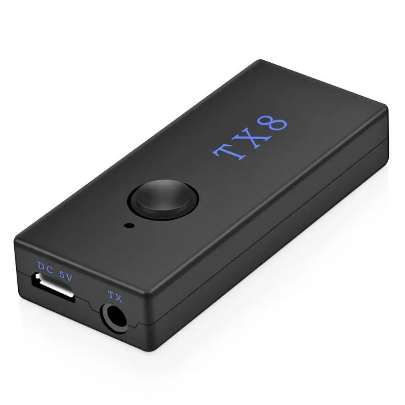 TX8 Bluetooth4.2 передатчик беспроводной RCA 3 5 мм аудио адаптер для ТВ наушников