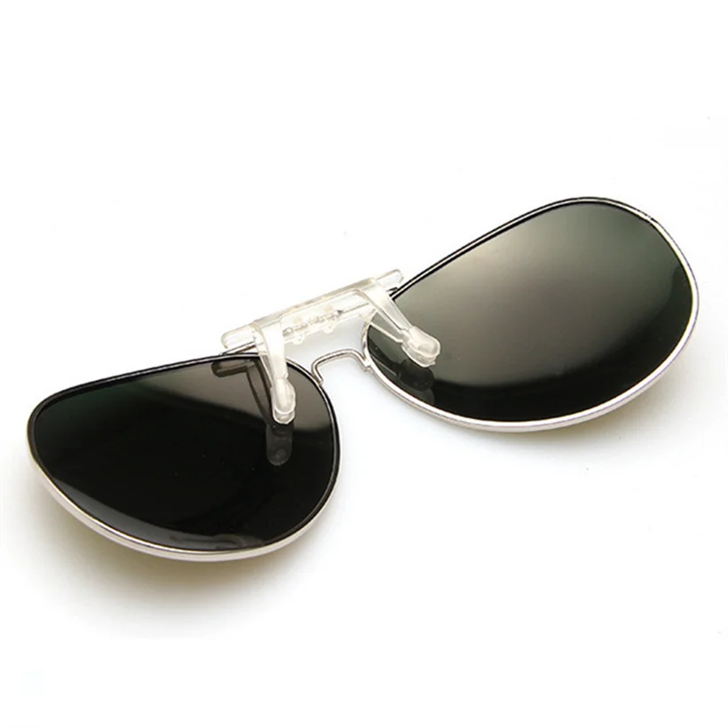 

XojoX Clip on Sunglasses Polarized Men Brand Designer Pilot Sun Glasses Clip Myopia Night Driving Goggles Male Eyeglasses UV400