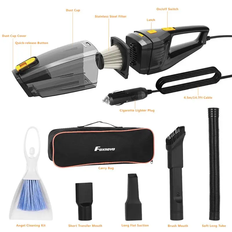 Автомобильный пылесос Очищающий Инструмент мощный всасывающий ручной