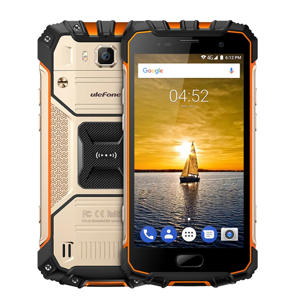 Ulefone Armor 2 4G Смартфон Android 7 0 5 дюймов Восьмиядерный 6 ГГц IP68 Водонепроницаемый NFC 16.0MP