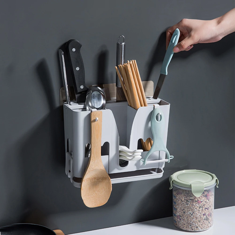 Knife Spoon Chopsticks Plastic Multifunction Storage Box Rack Cutlery Holder Kitchen Countertop Organizer | Дом и сад