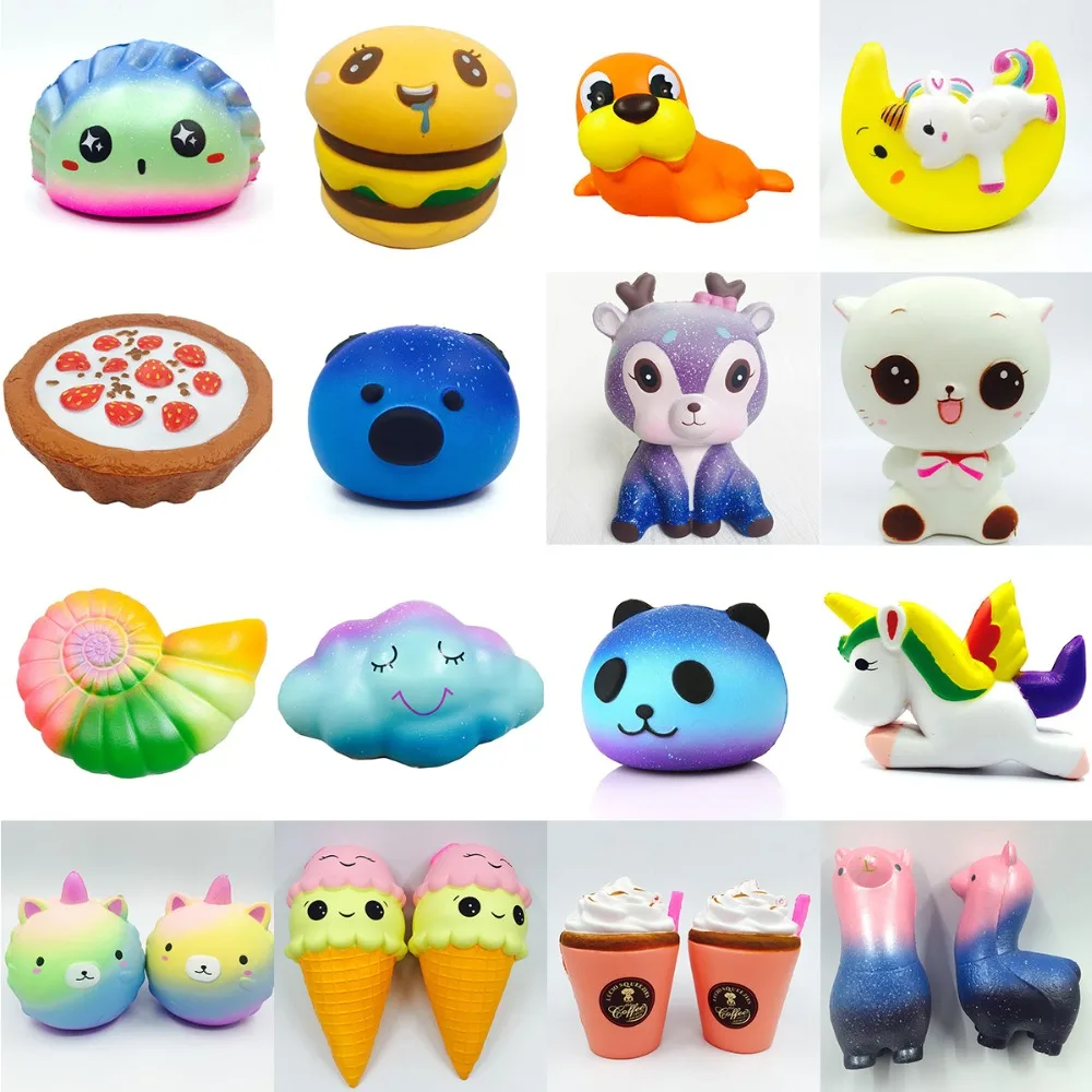Мягкий 1 шт. Kawaii мягкий панда олень пельмень медленно восстанавливает форму в