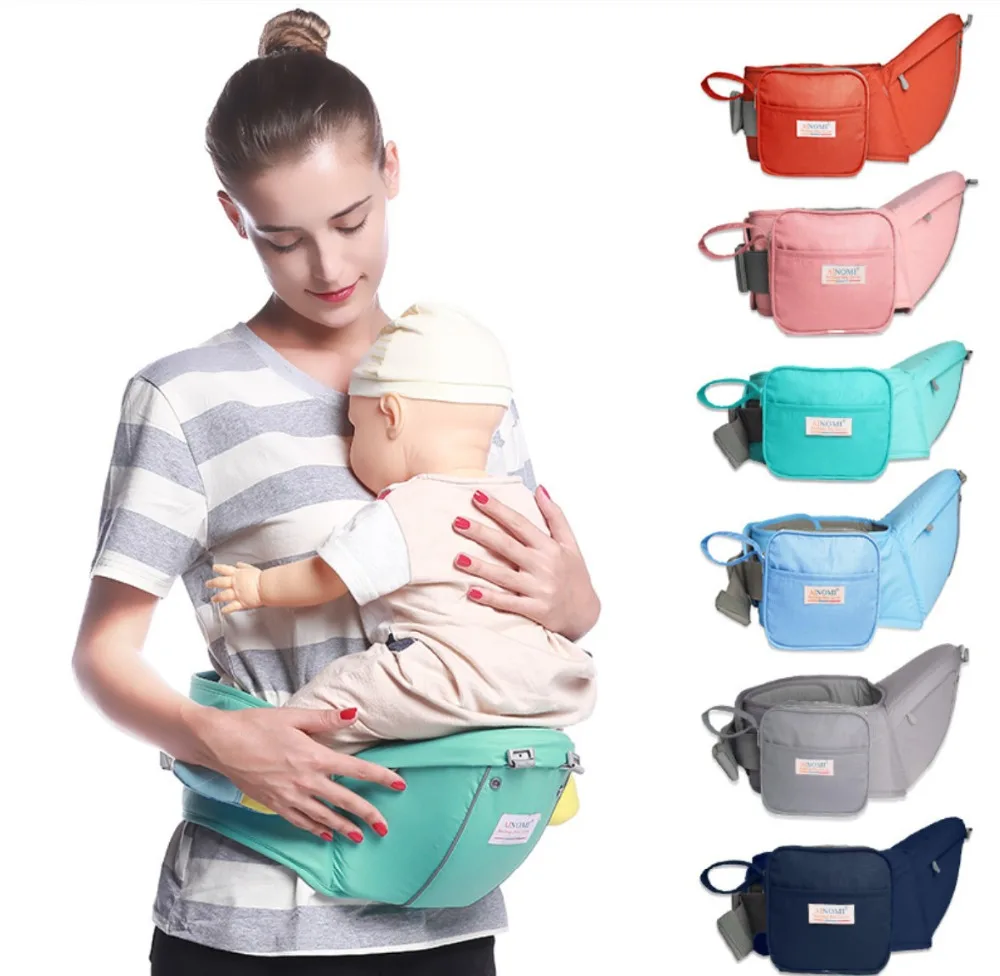 AINOMI Baby Carrier Waist Stool Walkers Sling Hold Belt Backpack Hipseat Kids Infant Hip Seat chair | Мать и ребенок