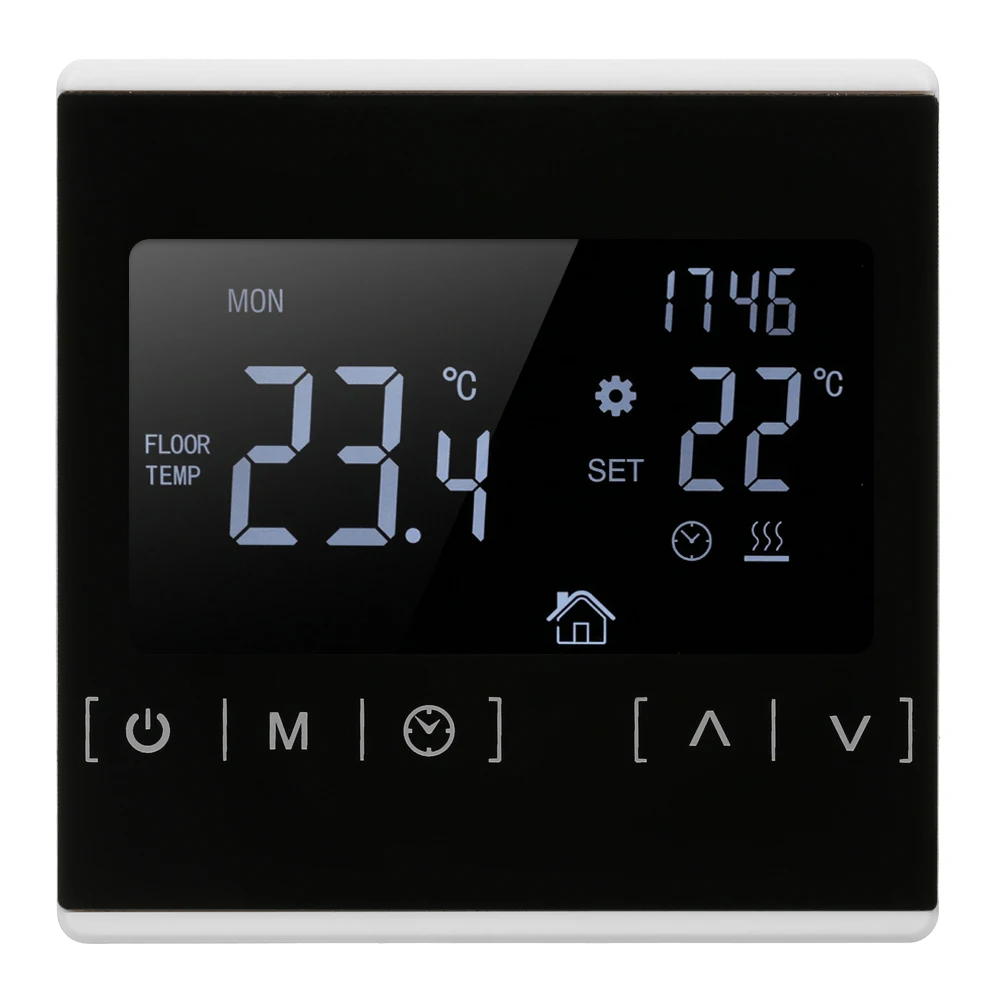 AC85-240V регулятор температуры ЖК-сенсорный экран термостат электрическая система