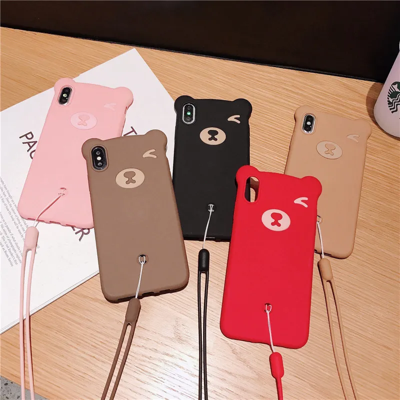 For OPPO R15 Pro R17 Find X Cute Bear Soft Phone Case |