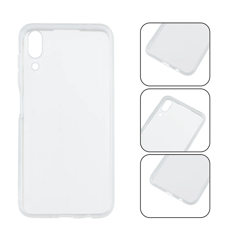 Alesser For UMI UMIdigi One Max Silicone Case Soft TPU Back Cover Clear Protective Transparent 6.3&quot |