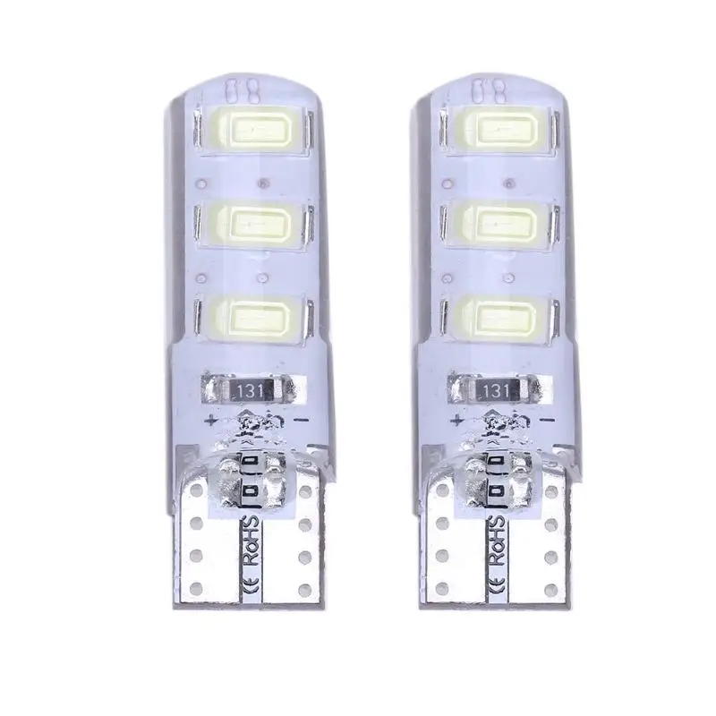 2 шт. автомобильный светильник шириной s 5 Вт 6 светодиодный 5730 SMD W5W T10 декоративная