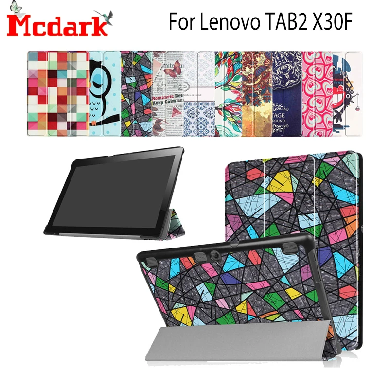 10 1 дюймов для Lenovo Tab2 A10 70 30 Tab3 плюс рабочих TB X103F TB2 X30F TB3 X70F кожаный чехол